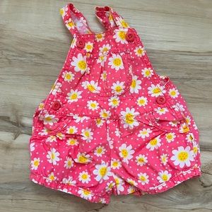 Osh Kosh B’gosh Pink Daisy Overalls